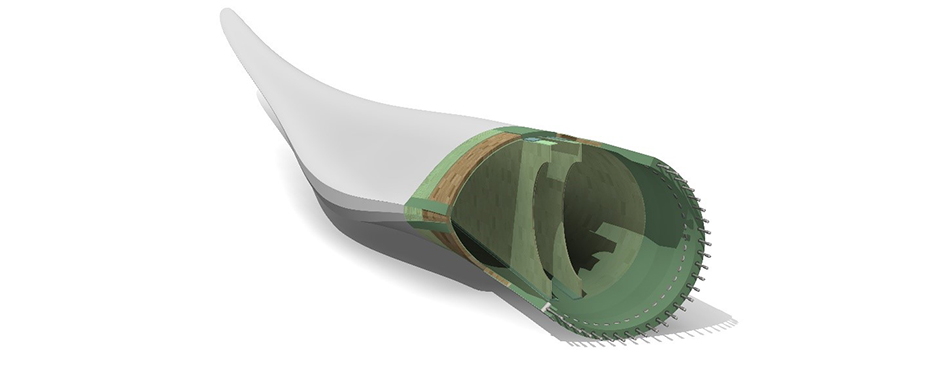 Reference blade for the full-scale blade tests: BladeMaker Reference Blade IB40-1.5